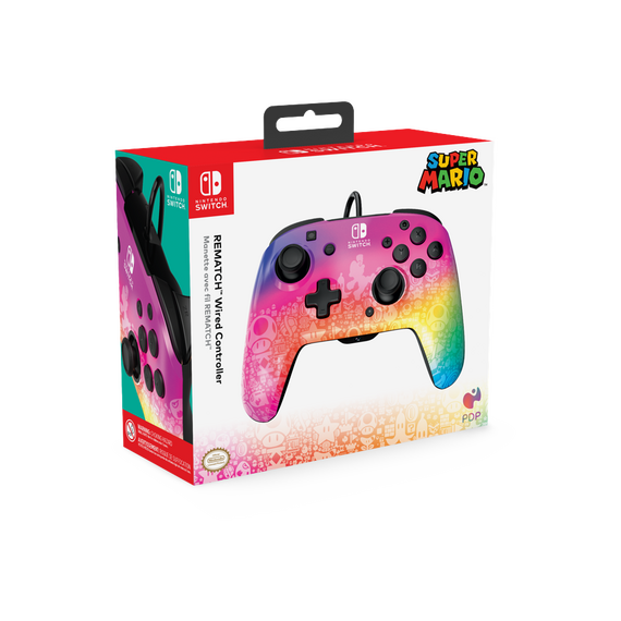 PDP Rematch Wired controller - Star Spectrum / Nintendo Switch | Techbox