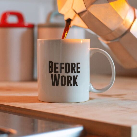 Before Work, After Work Mug & Wine Mug & Glass Set / Gadgets - Mugs & Bottles - Gifts - Techbox
