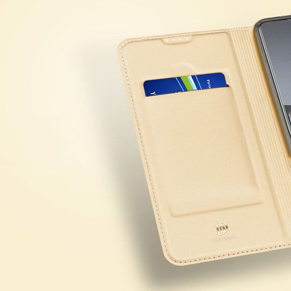 Dux Ducis Skin Pro Case for Xiaomi 13 Lite Flip Card Wallet Stand Gold - Xiaomi Cases - Cases - Techbox