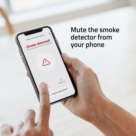 Hombli - Smart Smoke Detector White / Electronics