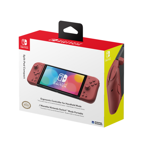 HORI Split Pad Compact - Apricot Red / Nintendo Switch | Techbox
