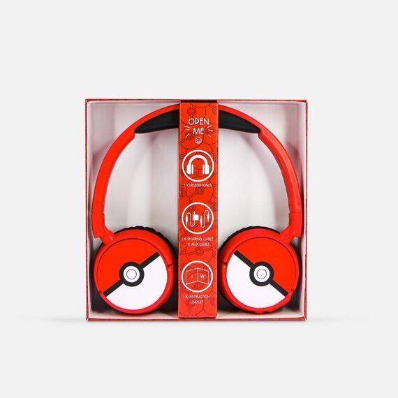 OTL - Bluetooth Headset w/Perental Control - Pokemon Pokeball (PK1000) / Toys |  Techbox