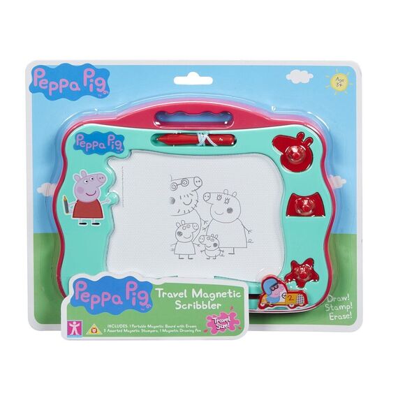 Peppa Pig - Activity Travle Magnetic Scribbler (07218) / Toys |  Techbox