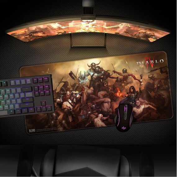 Diablo IV - Heroes mousepad XL / Fan Shop and Merchandise | Techbox