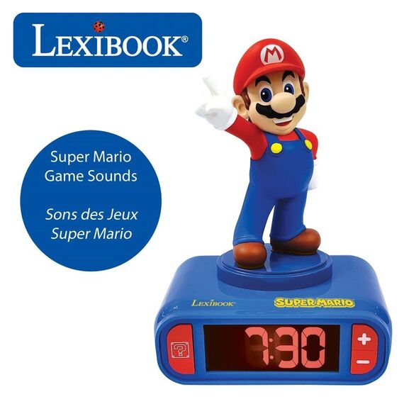 Lexibook - Super Mario - Alarm Clock 3D (RL800NI) / Toys |  Techbox