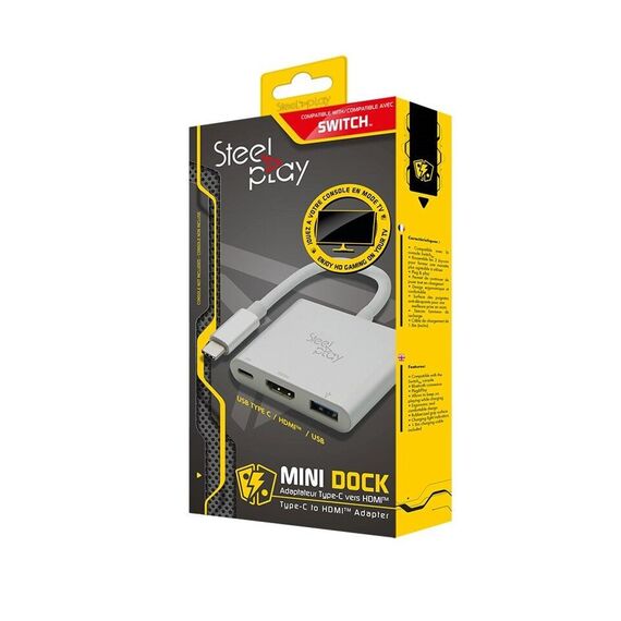 Steelplay - Mini Dock - USB-C/HDMI Adapter (Switch/Mac) / Nintendo Switch | Techbox