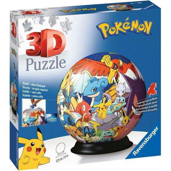 Ravensburger - Pokémon 3D Puzzle-Ball 72p - (10311785) / Toys - Puzzles - Gifts - Techbox