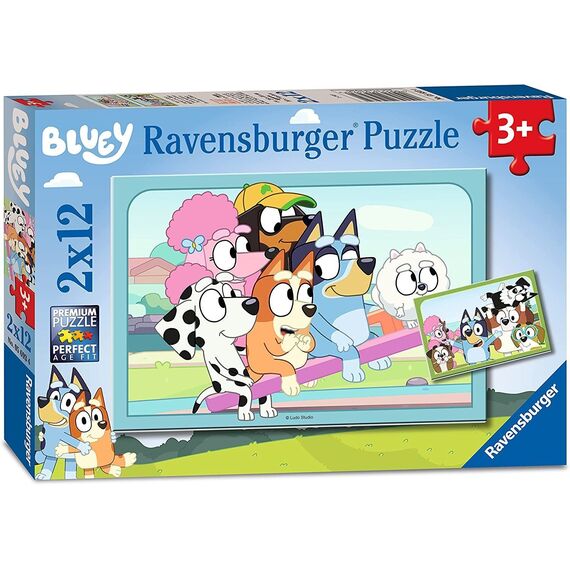 Ravensburger - Bluey 2x12p - (10105693) / Toys |  Techbox