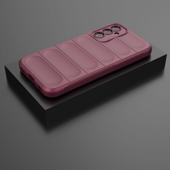 Magic Shield Case for Samsung Galaxy A24 4G flexible armored cover burgundy - Samsung Cases - Cases - Techbox