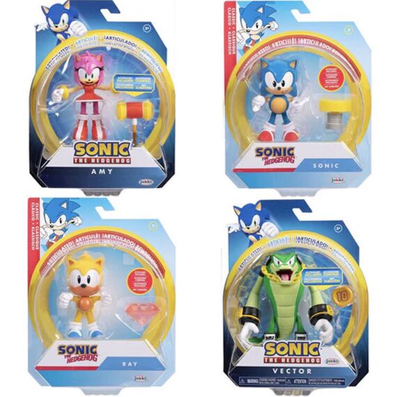 Sonic The Hedgehog  serie 10 assorted pack 6 figures 10cm - Figurines - Collectibles - Techbox