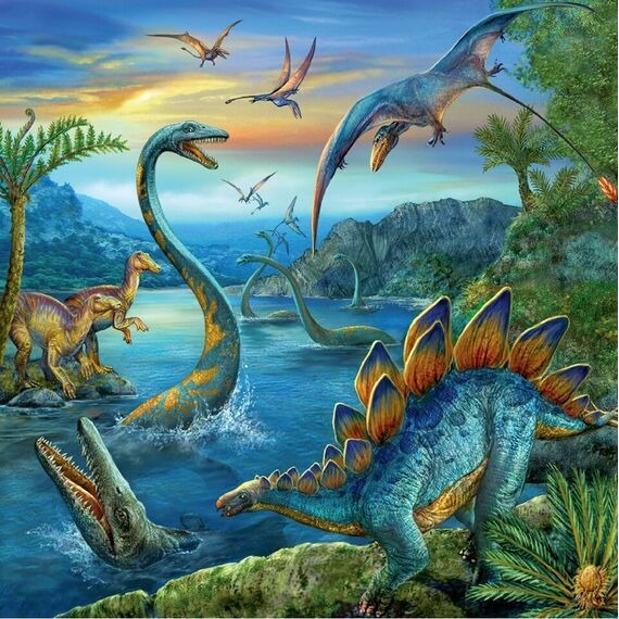 Ravensburger - Dinosaur Facination 3x49p - 09317 / Toys