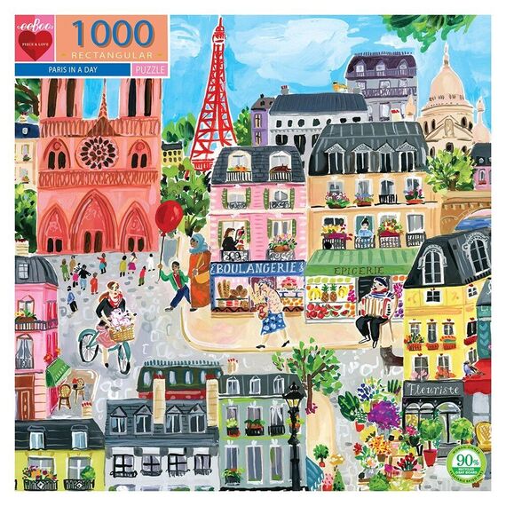 eeBoo - Puzzle - Paris in a Day (EPZTPD2) / Toys |  Techbox