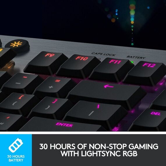 Logitech - G915 Lightspeed Wireless RGB Mechanical Gaming Keyboard Nordic / Computers | Techbox