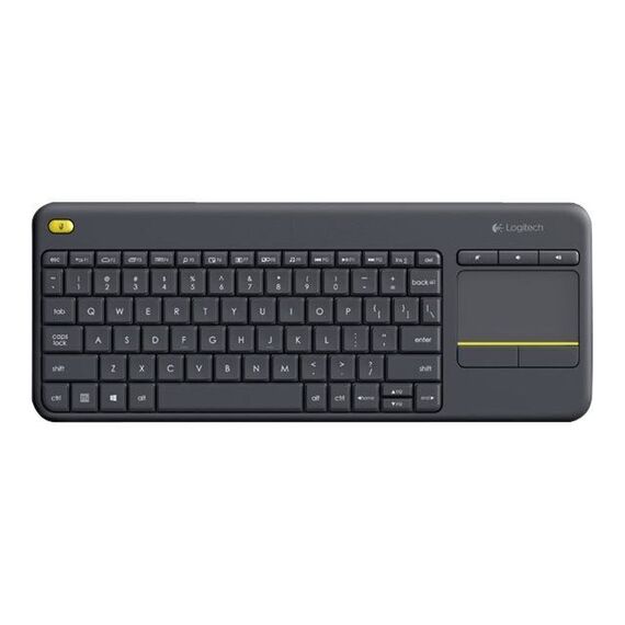 ​Logitech Wireless Touch Keyboard K400 Plus Black (Nordic)​ / Computers - Keyboards - Keyboards & Mice - Techbox