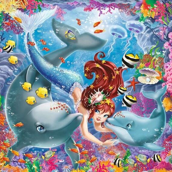 Ravensburger - Charming Mermaids 3x49p - 08063 / Toys |  Techbox