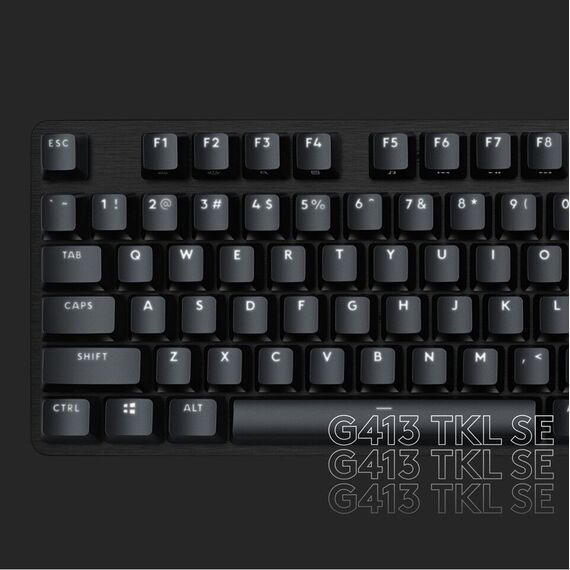 Logitech - G413 TKL SE Mechanical Gaming Keyboard - Black (Nordic) / Computers - Keyboards - Keyboards & Mice - Techbox