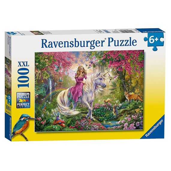 Ravensburger - Unicorns XXL, 100pc Jigsaw Puzzle / Toys - Puzzles - Gifts - Techbox