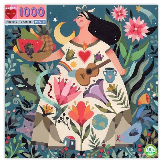 eeBoo - Puzzle - Mother Earth, 1000 pc (EPZTMOE) / Toys - Puzzles - Gifts - Techbox
