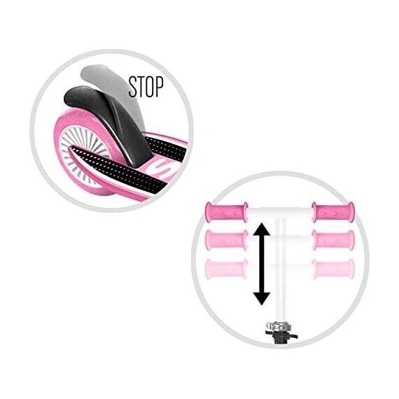 Skids Control - Foldable Scooter. PP deck - PINK ( 60224 ) / Toys
