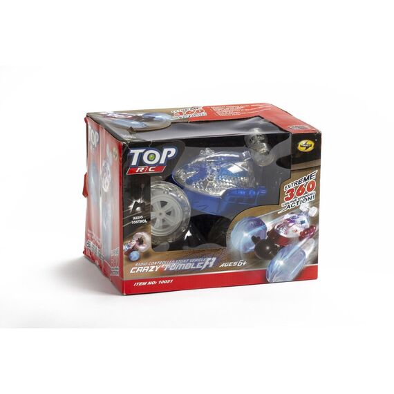 Crazy Tumbler - stunt car R/C w/light 2,4GHz - Blue (534446) / Toys - Mugs & Bottles - Gifts - Techbox