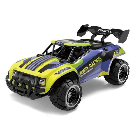 Jeep Racing - R/C 1:20 2,4G 3,7V Li-ion - Blue/yellow / Toys - Modeling - Hobbies - Techbox