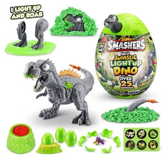Smashers - Mega Jurassic Light up Dino (74108) / Toys |  Techbox