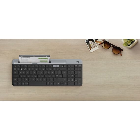 LOGITECH K580 Slim Multi-Device Wireless Keyboard GRAPHITE NORDIC / Computers | Techbox