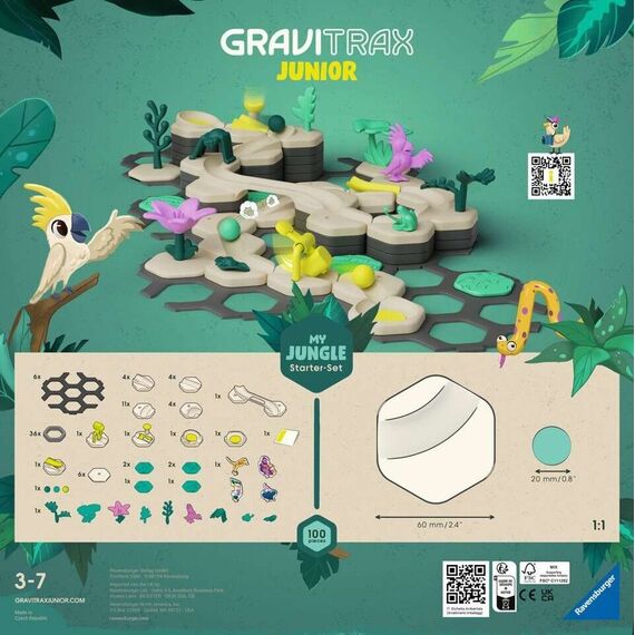 GraviTrax - Junior Starter-Set Jungle - (10927499) / Toys