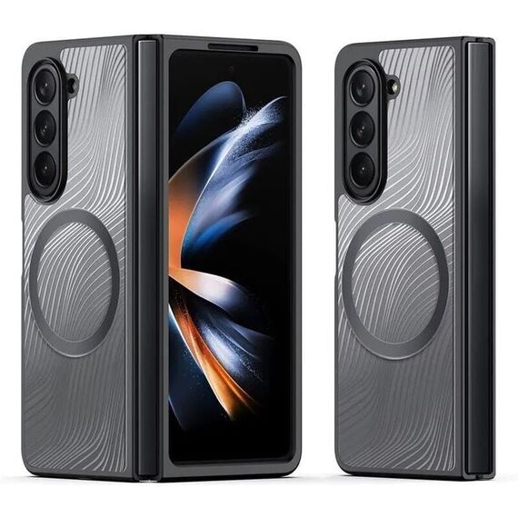 Samsung Galaxy Z Fold5 5G armored case compatible with MagSafe Dux Ducis Aimo Mag - black | Techbox