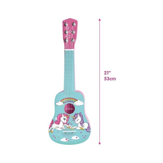 Lexibook - My first Unicorn Wooden Guitar (K205UNI) / Toys