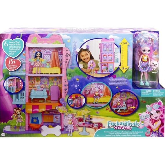 Enchantimals - Townhouse and Cafe Playset (HHC18) / Toys - Dolls - Collectibles - Techbox
