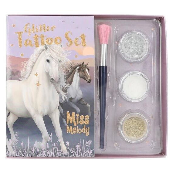 Miss Melody - Glitter Tattoo Set  NIGHT HORSES ( 0412657 ) / Toys - Αταξινόμητα -  - Techbox