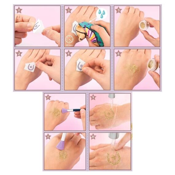 Miss Melody - Glitter Tattoo Set  NIGHT HORSES ( 0412657 ) / Toys - Αταξινόμητα -  - Techbox
