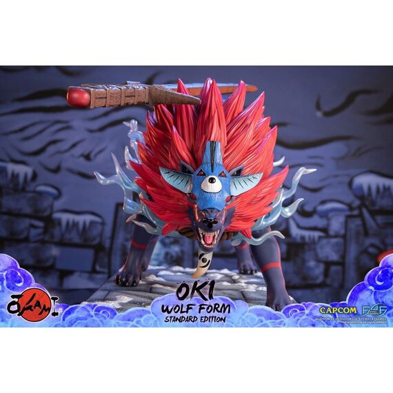 Okami (Oki Wolf Form) RESIN Statue / Fan Shop and Merchandise - Statues - Collectibles - Techbox