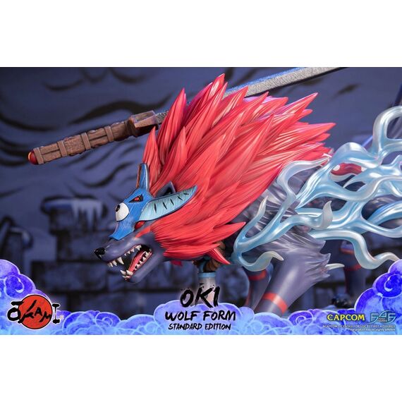 Okami (Oki Wolf Form) RESIN Statue / Fan Shop and Merchandise - Statues - Collectibles - Techbox