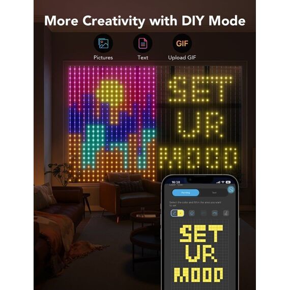 Govee - WiFi & Bluetooth Curtain Lights / Home and Kitchen