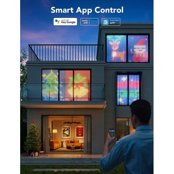 Govee - WiFi & Bluetooth Curtain Lights / Home and Kitchen