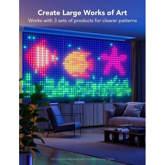 Govee - WiFi & Bluetooth Curtain Lights / Home and Kitchen