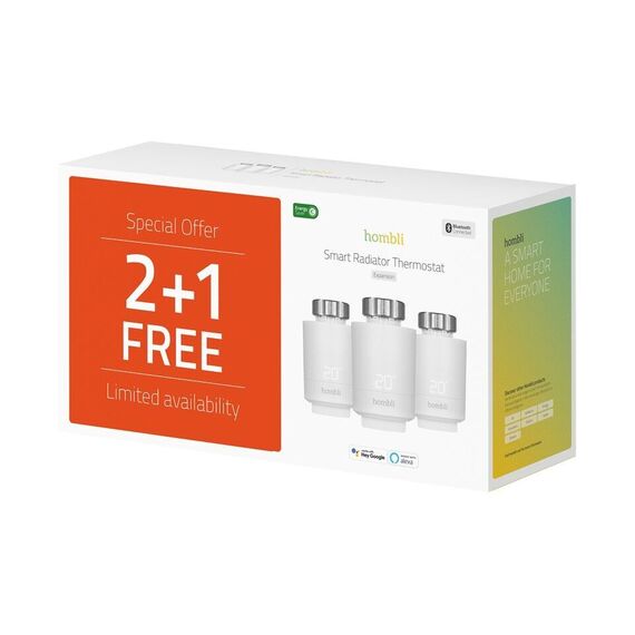 Hombli - Smart Radiator Thermostat   Expansion pack (2+1) / Home and Kitchen - Αταξινόμητα -  - Techbox