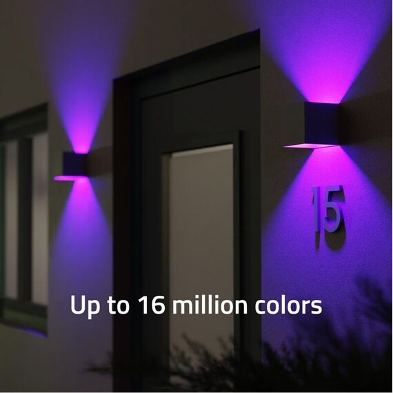 Hombli - Smart Outdoor Wall Light V2, Grey / Electronics