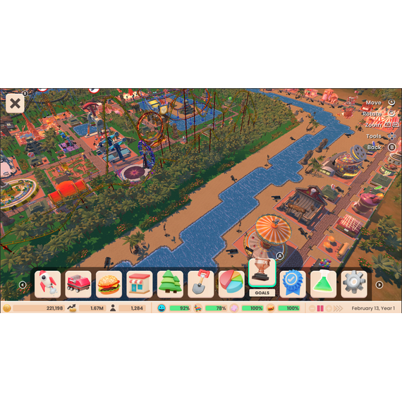 RollerCoaster Tycoon (Adventures Deluxe) / PlayStation 4 - PS4 Games - Games - Techbox
