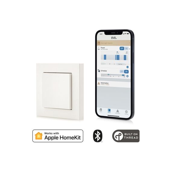 Eve Light Switch - Connected Wall Switch with Apple HomeKit technology / Home and Kitchen - Αταξινόμητα -  - Techbox