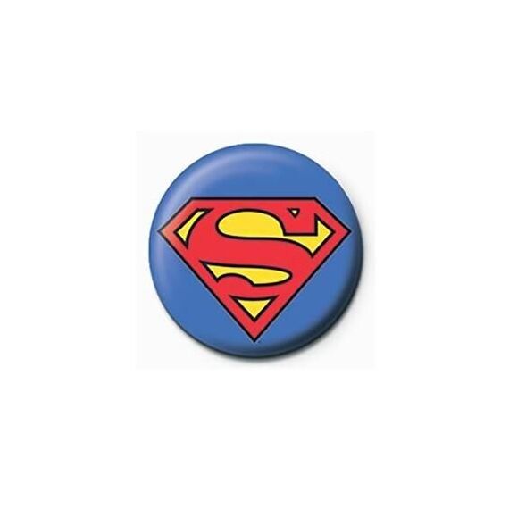SUPERMAN - Logo - Button Badge 25mm |  Techbox