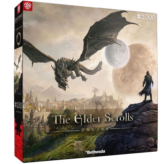 GAMING PUZZLE: ELDER SCROLLS: ELSWEYR PUZZLES - 1000 / Fan Shop and Merchandise - Puzzles - Gifts - Techbox