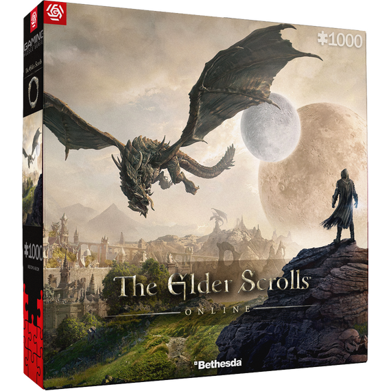 GAMING PUZZLE: ELDER SCROLLS: ELSWEYR PUZZLES - 1000 / Fan Shop and Merchandise - Puzzles - Gifts - Techbox