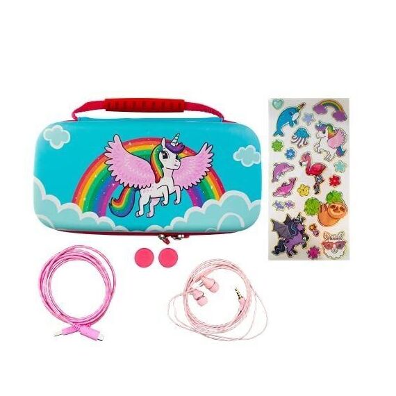 Over the Rainbow Unicorn Case  7-in-1 Switch Lite / Nintendo Switch - Nintendo Switch Accessories - Accessories for Consoles - Techbox