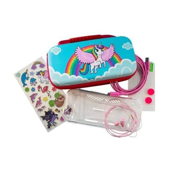 Over the Rainbow Unicorn Case  7-in-1 Switch Lite / Nintendo Switch - Nintendo Switch Accessories - Accessories for Consoles - Techbox