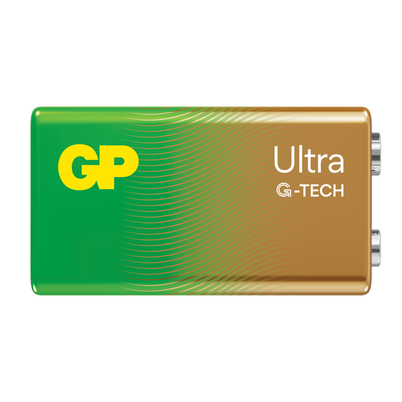 GP - Ultra Alkaline 9V Battery, 1604AU/6LF22, 1-Pack / Electronics