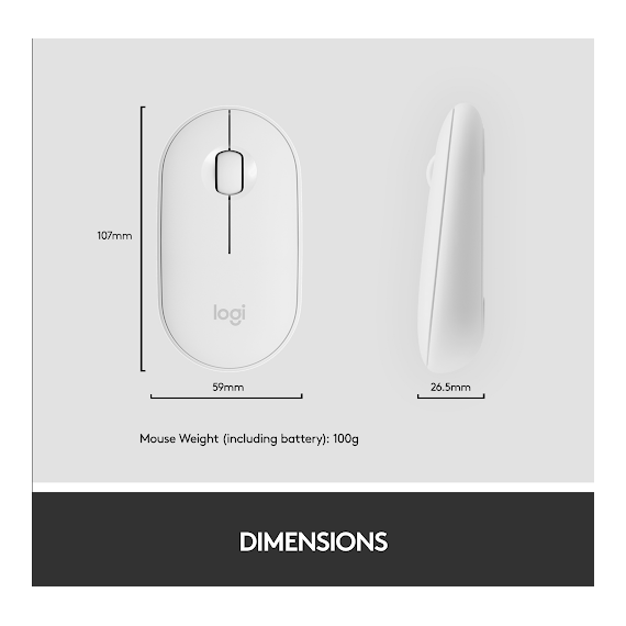 LOGITECH Slim Wireless Keyboard and Mouse Combo MK470 - OFFWHITE - NORDIC / Computers | Techbox