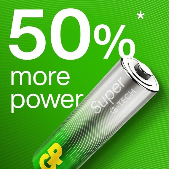GP - Super Alkaline AAA Batteries, 24A/LR03, 1.5V, 12-Pack / Toys